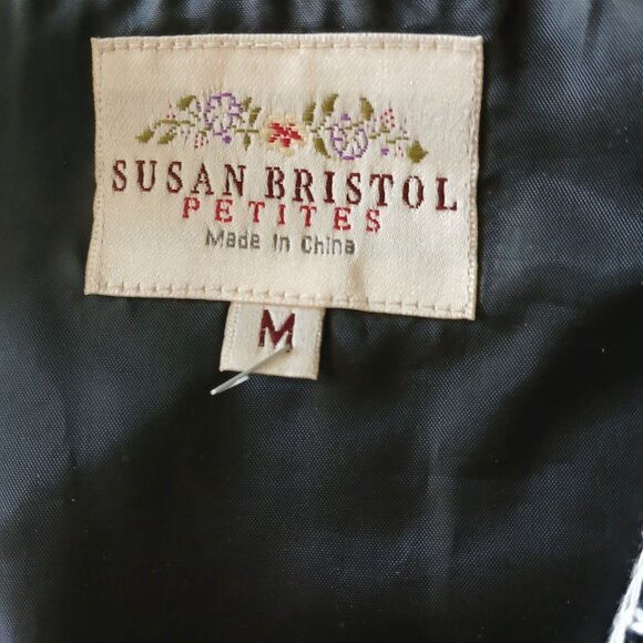 Vintage Susan Bristol Petites Christmas Sweater Vest Women's Medium - Picture 4 of 6